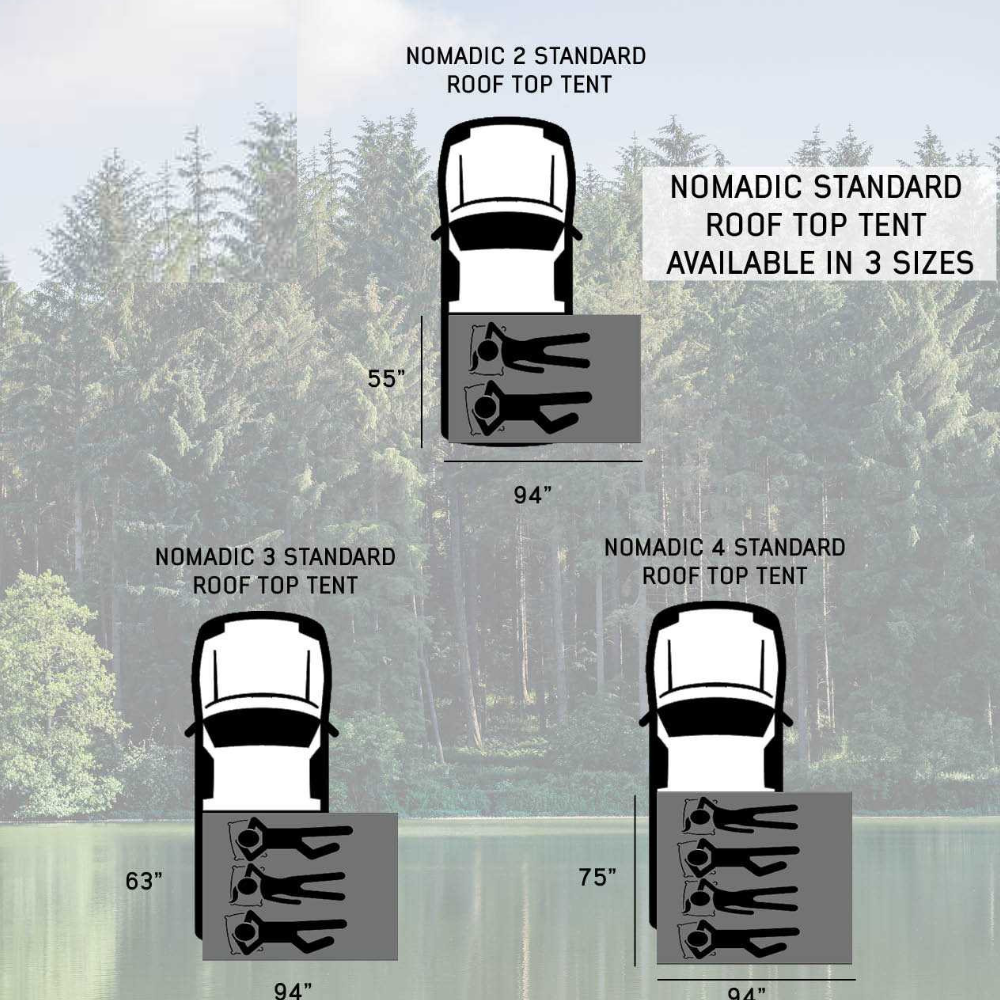 Nomadic 3 Standard Roof Top Tent