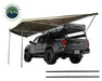 Overland Vehicle Systems Nomadic Awning 180 - Dark Gray Cover With Black Transit Below View